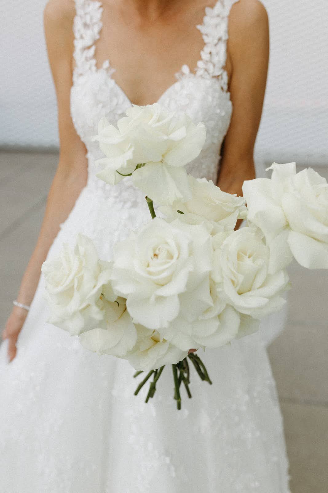 White Rose Bouquet