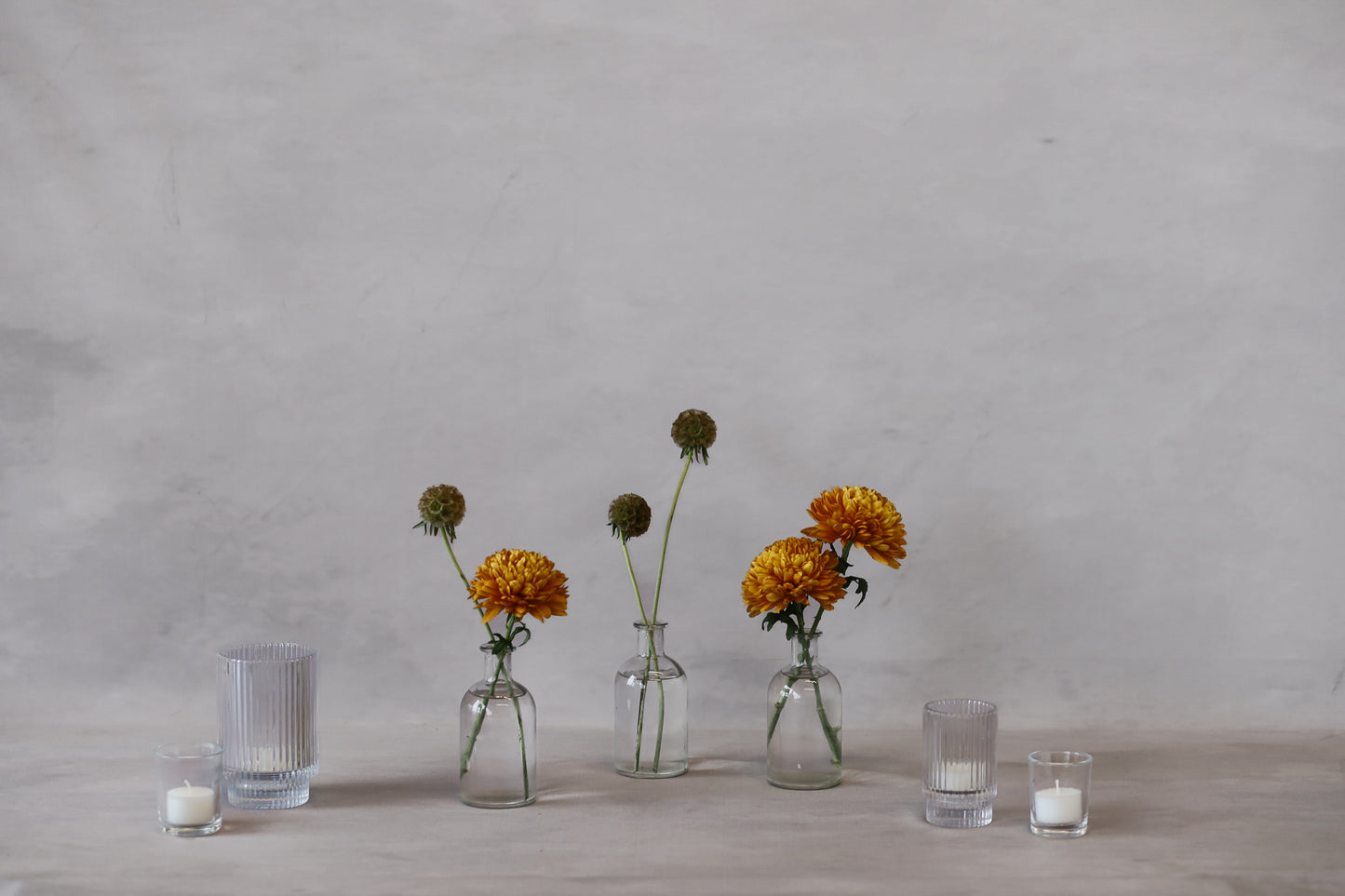 Bronze Bud Vases
