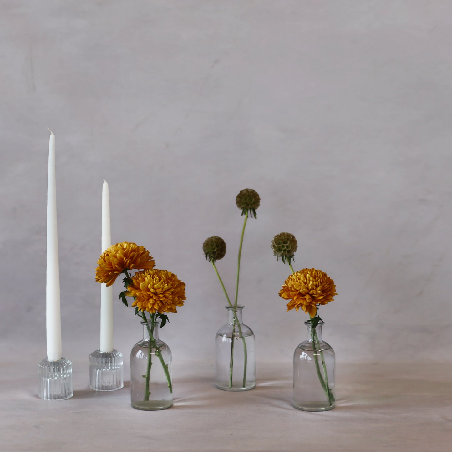 Bronze Bud Vases