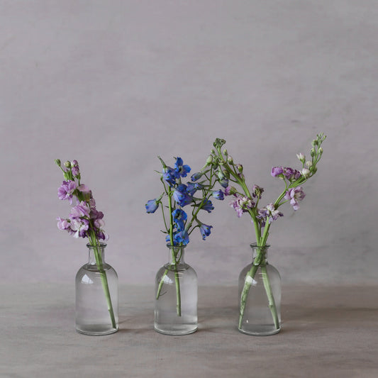 Iridescent Bud Vases
