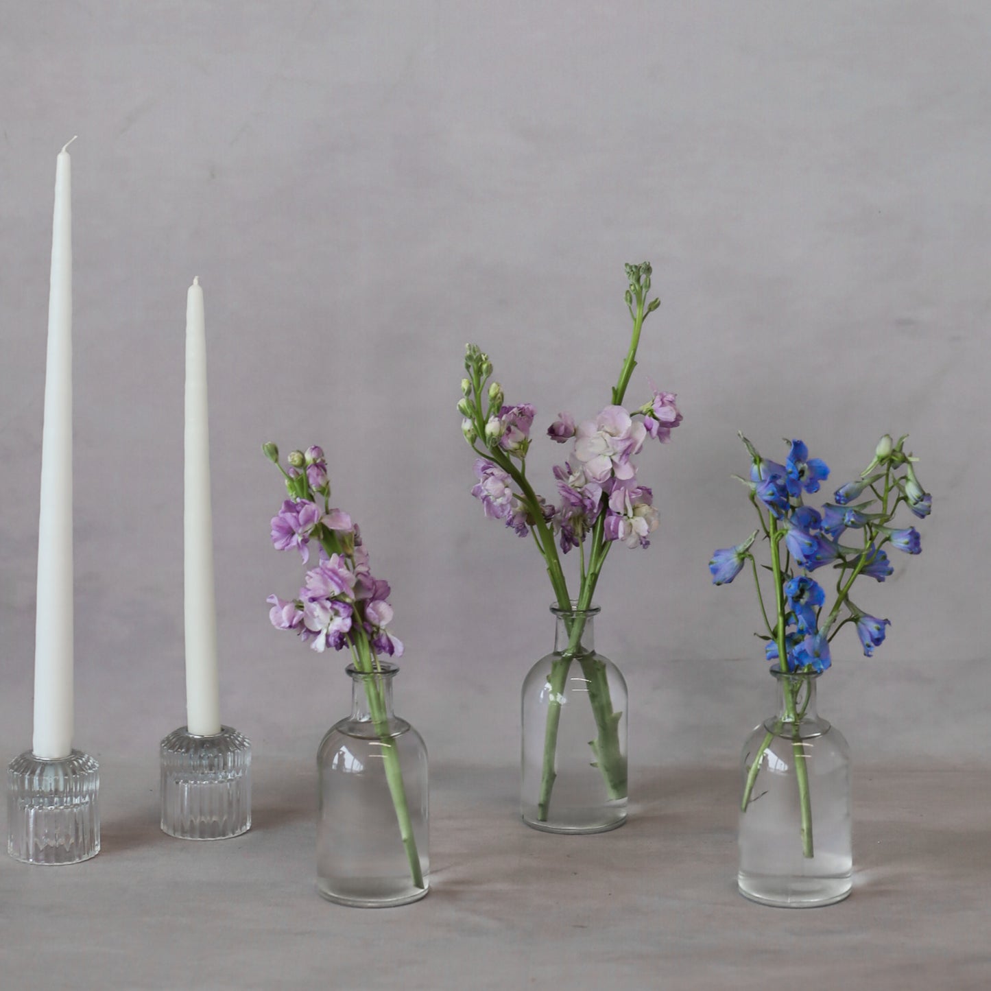 Iridescent Bud Vases