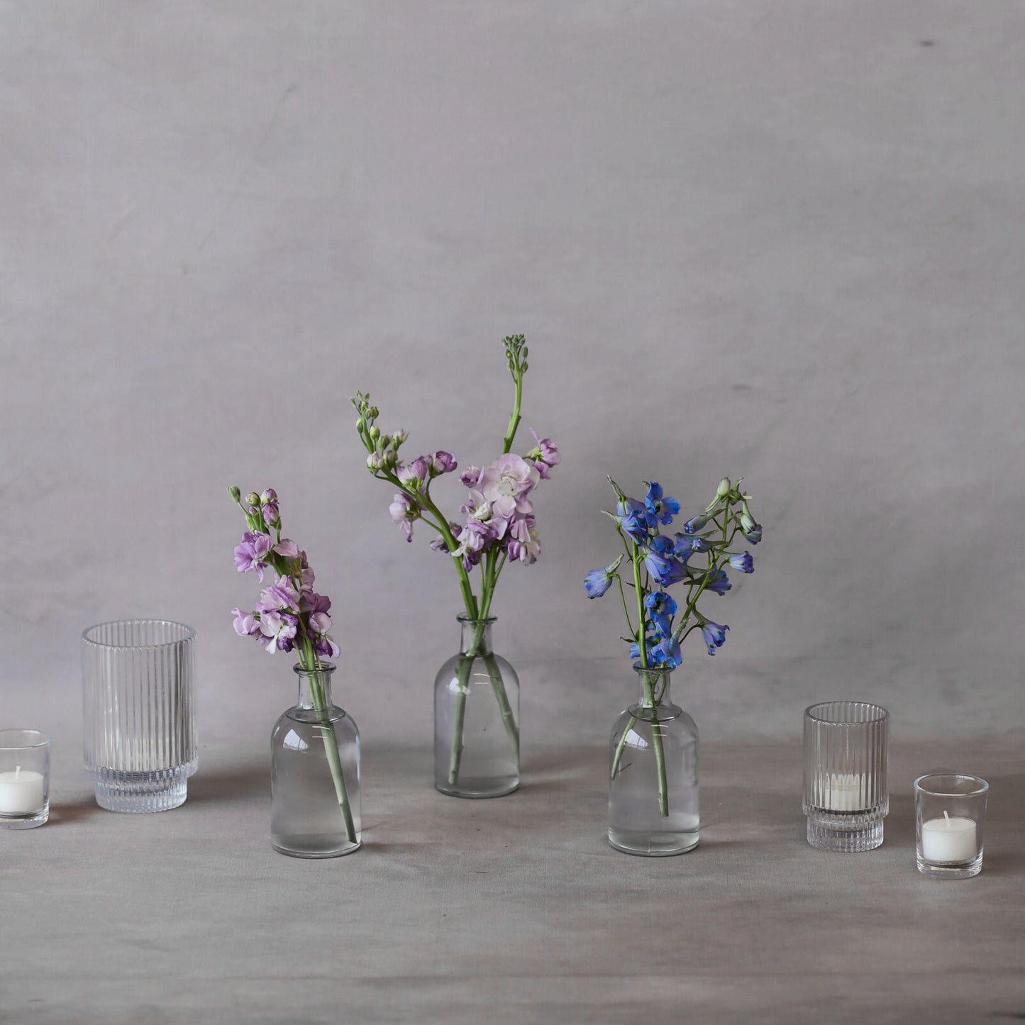Iridescent Bud Vases