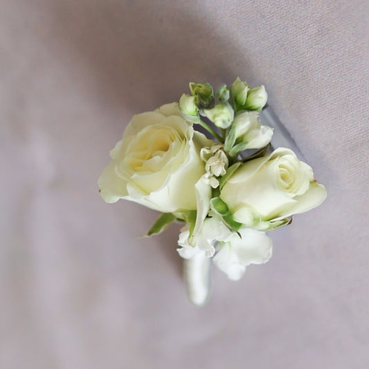 Alabaster Boutonniere